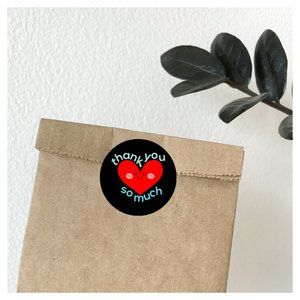 100 Piece Thank You Sticker
